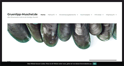 Desktop Screenshot of gruenlipp-muschel.de