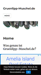 Mobile Screenshot of gruenlipp-muschel.de